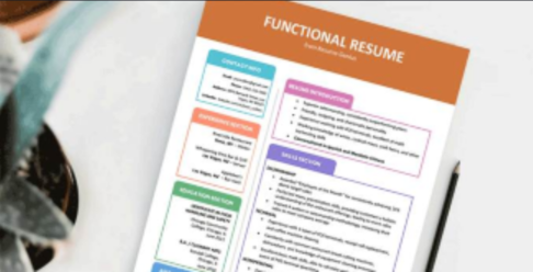 Resume that is functional